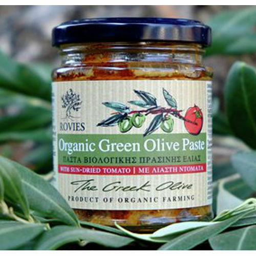 pasta bio olive verdi pomodori secchi rovies