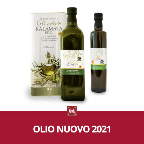 Olio Extravergine di Olive Kalamata - Olio Nuovo 2021 - Ellenikà
