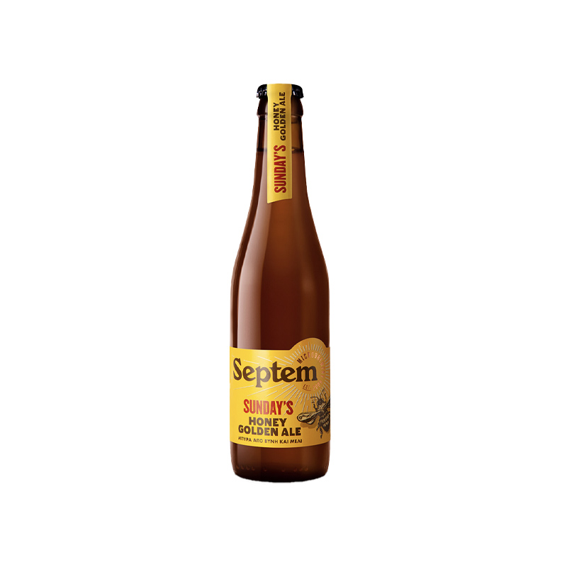 Sunday's Birra Honey Golden Ale Septem Microbrewery - Ellenikà