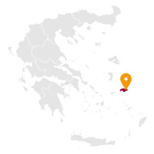 Mappa Unione delle Cooperative Vinicole di Samos - Ellenikà